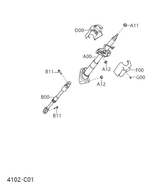 steering column4102