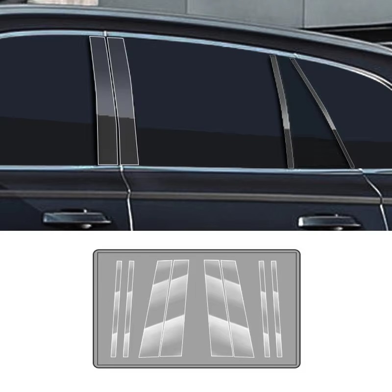 For GEELY Monjaro Manjaro Xingyue L KX11 TPU Pillar Transparent Protective Film Car Sticker Decoration Accessories