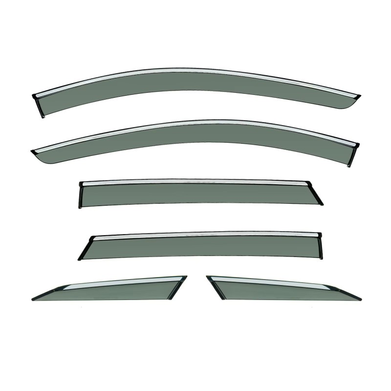 For BYD Yuan plus EV 2016+ ATTO 3 2022-2023 Window Visor Rain Guard Weather Shield Wind Guard Deflector Car Accessories Shelters