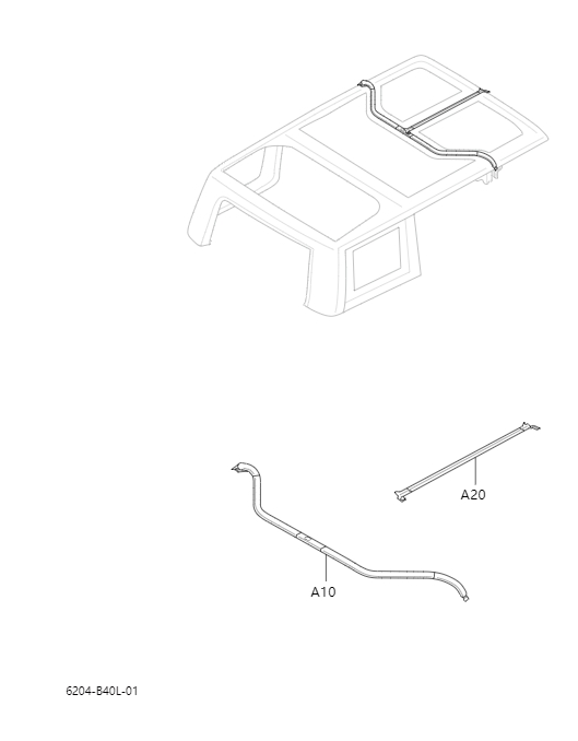 Roof interior and soundproofing pad6204