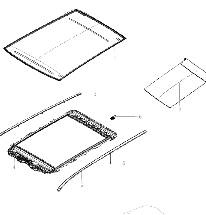 SC3E-06015 Sunroof