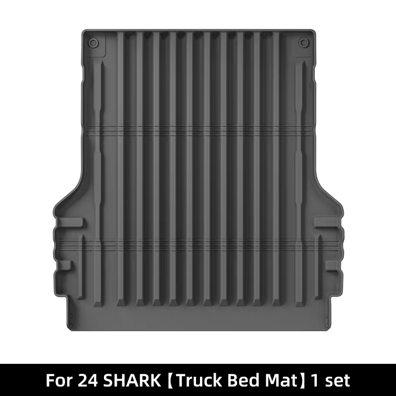 Byd Shark 2024 Pickup Tpe Tub Liner Mat and Rear Bucket Cushion