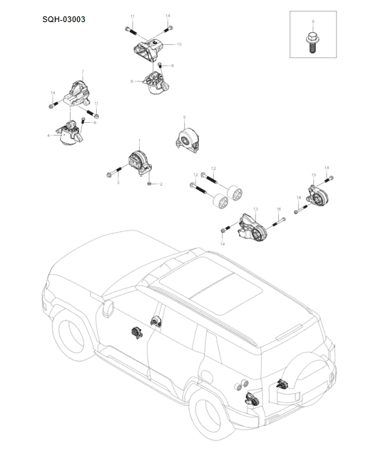 SQH-03003 suspension