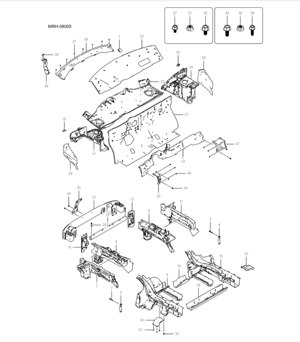 MREH-06005 Front Cabin Assembly